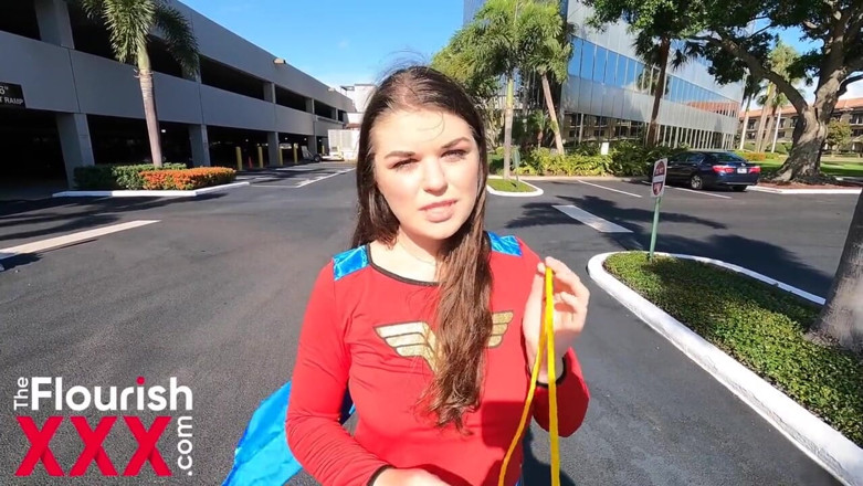 The Flourish XXX: Wonder woman catches her cheating man gets creampie - Anastasia Rose