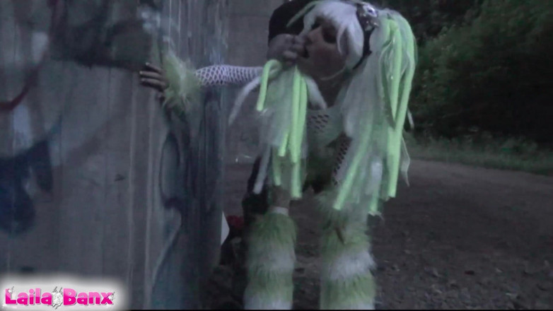 Laila Banx: Cyber Goth Bitch Nasty Used