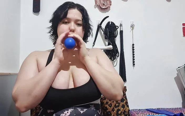 Dramatic Dumpster Fire: Blowing up Huge Blue Balloon