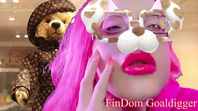 FinDom Goaldigger: Si banci jalang plush transformasi mainan