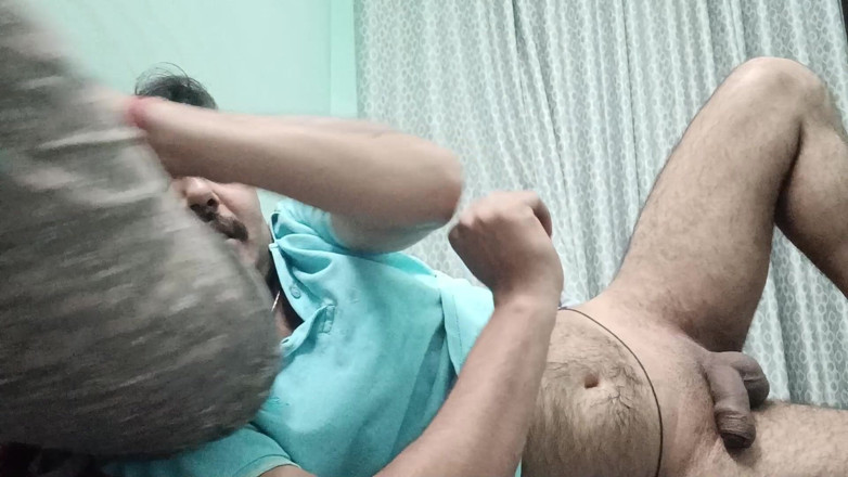 Rajasthani-old-lover: Desi uomo gode del sesso con il vicino