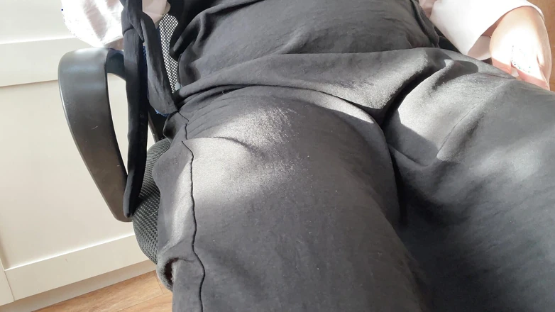 The MILF Took off Her Red Panties and Gently Caressed Her Pussy