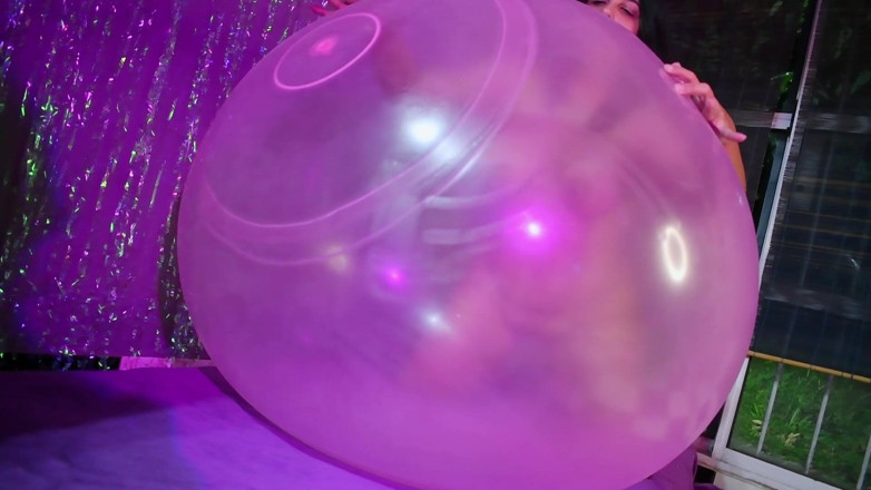 Bunny Looner: Naked and Riding Overinflated Wubble Ball - Round 3 - Bunny Looner