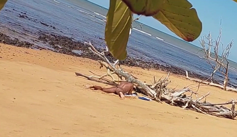 Ladysilvas: Ladysilva Was Filmed Hiding Tanning Her Hot Ass on the...