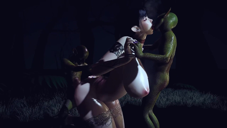 Why fuck so hard: Tante super semok asia pertama kali seks threesome sama monster