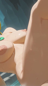 Link encontra Zelda em uma caverna e fode com ela para sair! Lenda de Zelda 3D Hentai Story