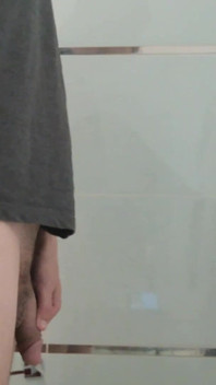 Guy Caught Pissing by Bathroom