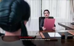 MAME SEXY din Sunville de L7team - Urmărind directorul masturbându-se 57