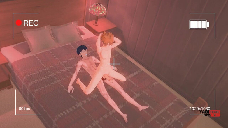 Yaoitube: 八尾急 - 日向が影山のチンコを奪う