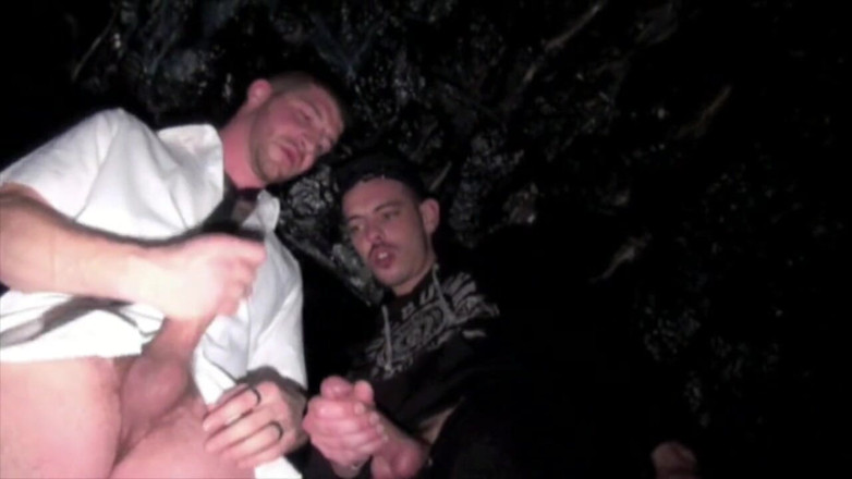 Raw French Bad boys: Arab big cock sucked in glory holes