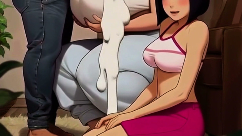 Spicy Toons: Korean MILF's Stepdaughter Likes to Watch