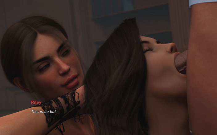 Hotgame Studio X: Зведені сестри розпусти - частина 19, мінет за послугу та несподіваний секс утрьох