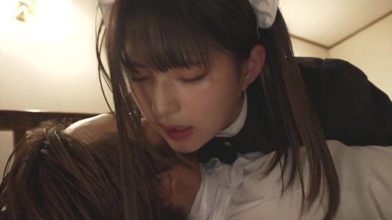 Apolix-JP: 133cm Maid Uniform Cosplayer Massive on the a-cup Body That...
