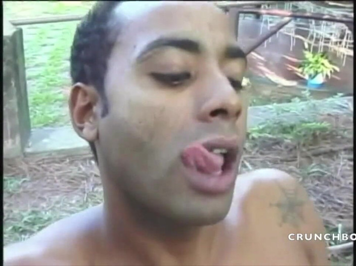 Latino Fucker: Two latinos twink fuck in exhib cruising forest