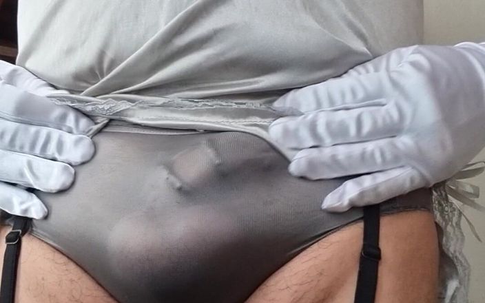 My panties: 내 섹시한 란제리에 Sissy 정액