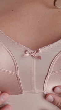 Nude Nylon Vintage Body Bra