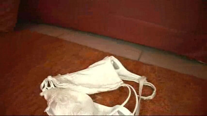 Doris Distel: Lovely chick rubs her wet pussy with her panties