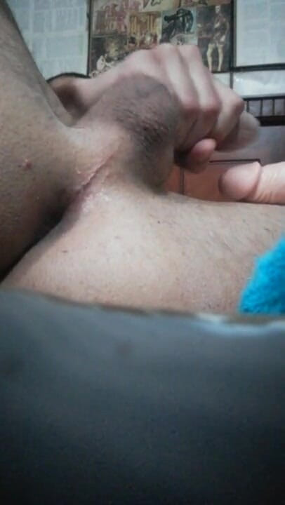 LuckyGuyLover: Rubber cock creampie