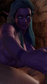 Night Elf suger Breton Dick i Skyrim | Skyrim - warcraft porr parodi