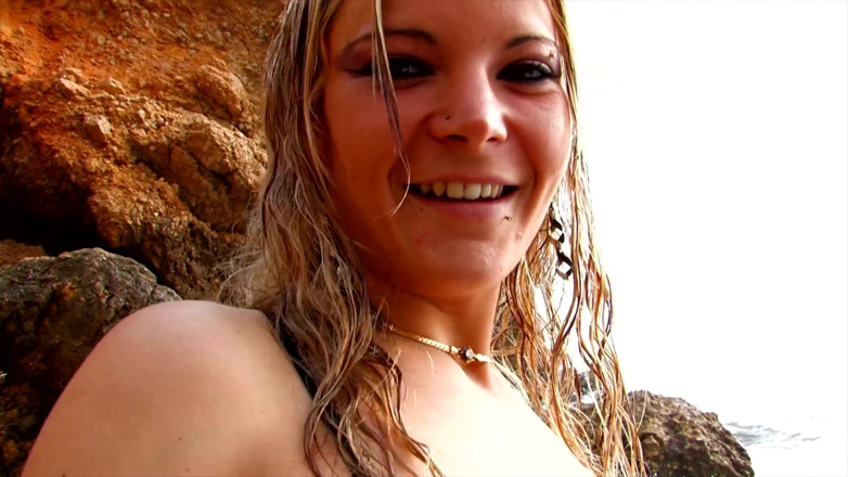 CBD Media: Petite blonde teen aiko rides a huge hard cock on...