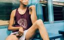Tani: Sexy inderischer schwuler im Zug