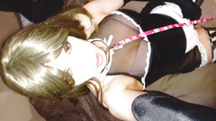 Tammy sissy slave: Tammycross vystaven před a po sání dalšího ptáka