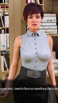 MILFs of Sunville by L7team - Sexy Teacher Has a Library Encounter, Creampie Between the Book 76