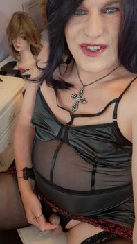 I Am Wearing Crotchless Panties and Need Someone to Lick My Clitoris
