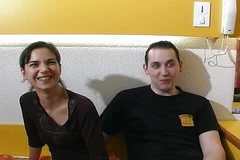 French Girl Gets Her Throat Filled After a Hard Ass Fuck