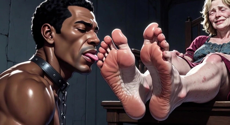 YOUR BEST FANTASY: Granny Foot Slave Session - Passionate Toe &amp; Sole Licking