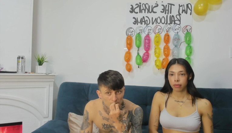 Megan and Max: Couple Sex Dancing and Blowjon in Camera