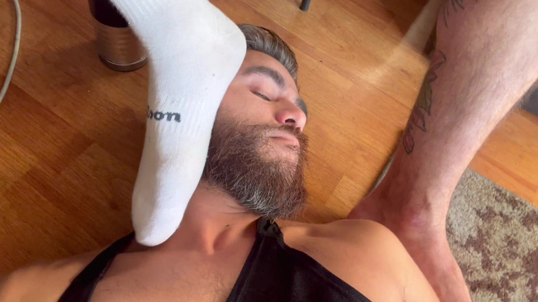 The Bearded Master: Perwersyjne biuro domowe. Ssanie podczas pracy