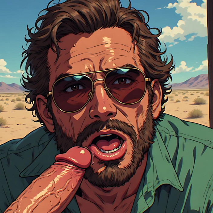Erotic Man: Kerle lutschen in der Kunst der Aviators