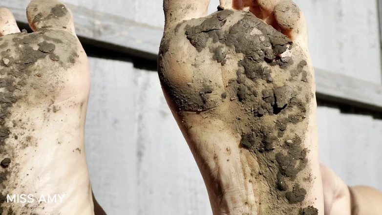 Miss Amy: Muddy Dirty Foot Worship