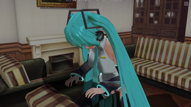3D Hentai Hatsune Miku rides your cock and gets cum in pussy