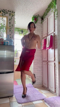 Red Dress Man Eater Stripdance