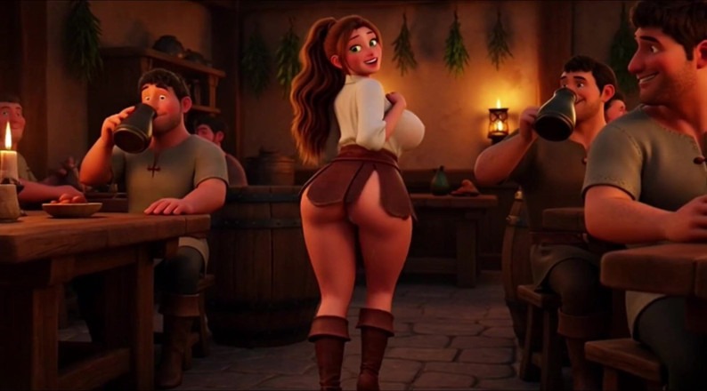 My night collection: Barmaid tóc vàng bạch kim nóng bỏng tán tỉnh đêm hoang...