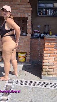 At My Friend's House, Tidying up the Pool Area, Chatting Dirty and Showing off