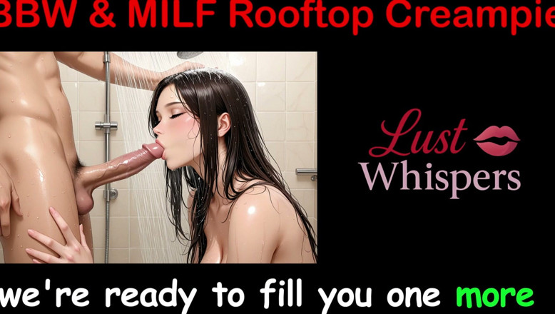 LustWhispers: BBW &amp; MILF Rooftop Creampies - English Sex Story