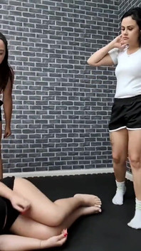 Combattimento estremo di ragazze lesbiche