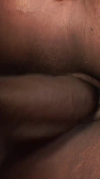 Zwarte bbw rondborstige neukt zwarte pik om te genieten van sperma