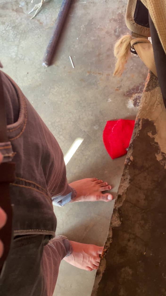 Big dream: Игра с телом с сексуальными ступнями