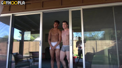 Gay Hoopla: Ian borne fickt Collin Simpson für sein schwules porno-debüt