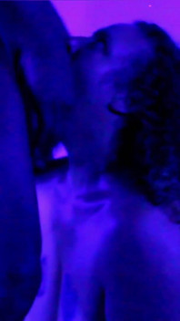 Lucky Gurl Kween Bunny B - Hardcore Fucking a BBC in Neon Lights