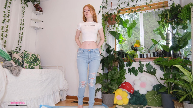 Destination Kat: Wet Jeans and Panty