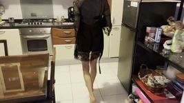 Masturbating at Home and Getting an Orgasm with Toys While Waiting for My Young Boyfriend