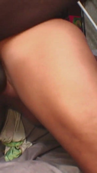Tattooed big tits chick fucked and milked from black dude