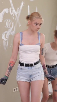 Anal Threesome with Two Female Workers
