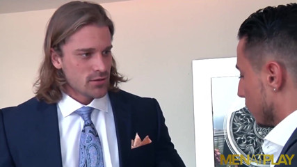 Menat Play: MENATPLAY - Blond hunk Johan Kane anal fucks Latino Klein Kerr