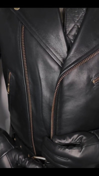 Into the full leather look?